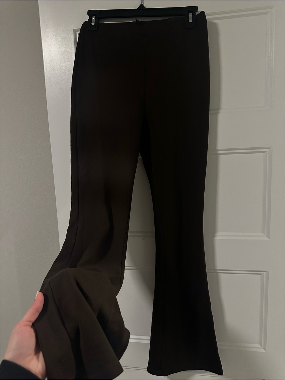 H&M Dark Brown Flare Pants